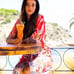 Carnelian Coast KIMONO bath / beach / bedside lounge wrap • robe • cover-up