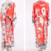 Carnelian Coast KIMONO bath / beach / bedside lounge wrap • robe • cover-up