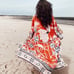 Carnelian Coast KIMONO bath / beach / bedside lounge wrap • robe • cover-up
