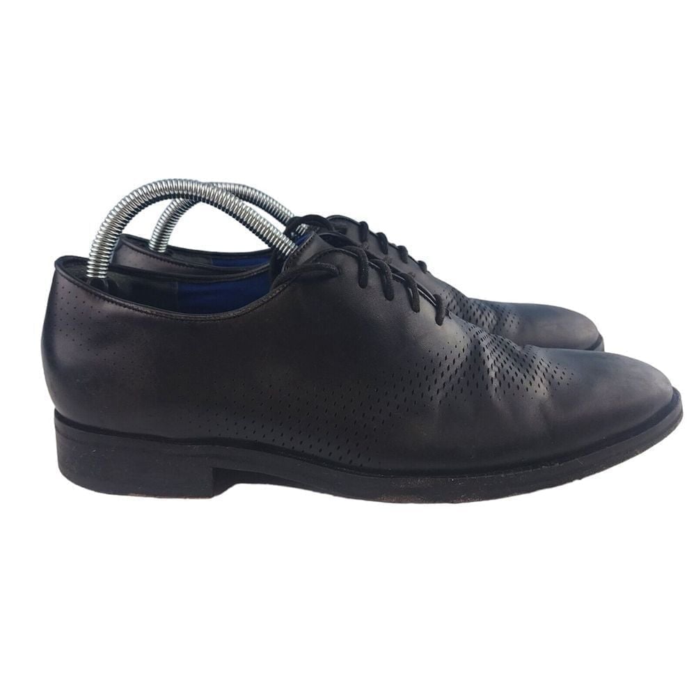 Cole Haan Washington Grand OS Laser Mens 8.5 Black Wingtip Oxfords C23999