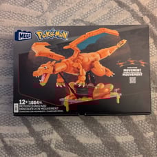 MEGA Pokemon Charizard Building Kit with Motion - 1664pcs