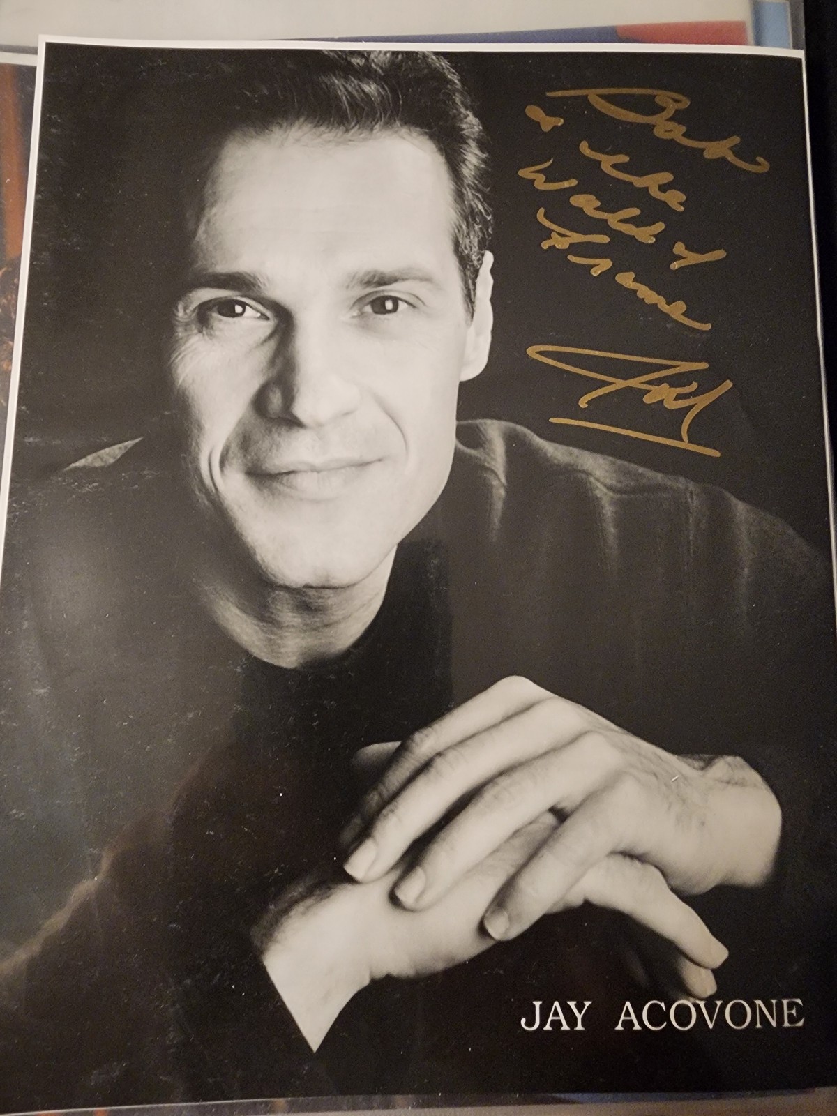 Jay Acovone as Major Kawalsky on Stargate SG-1 inscribed 8x10 W/Coa