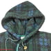 Vintage 1990's L.L. Bean Freeport Maine hooded fleece sweater jacket women's Med