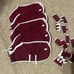 Breyer vintage burgundy blankets