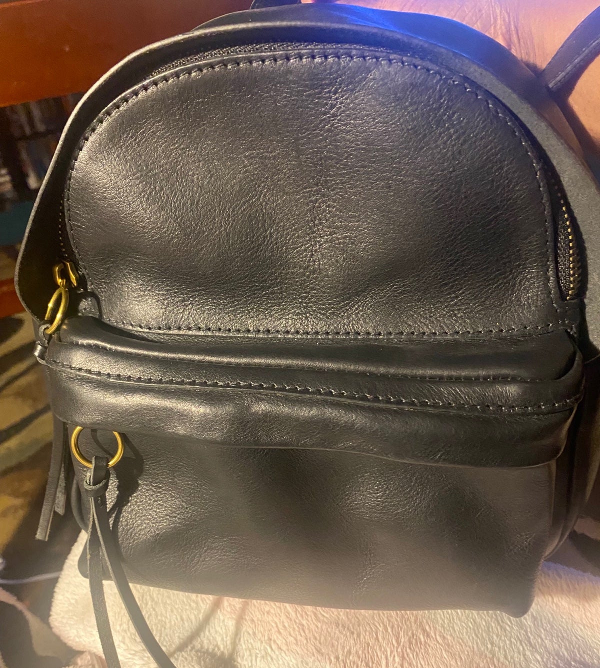 Madewell leather backpacks