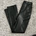 Abercrombie and Fitch Vegan Leather Split Hem Pants size 4/27