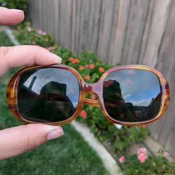 60s Ray-ban KILANE B&L Rare Round Tortoiseshell Vintage Sunglasses.