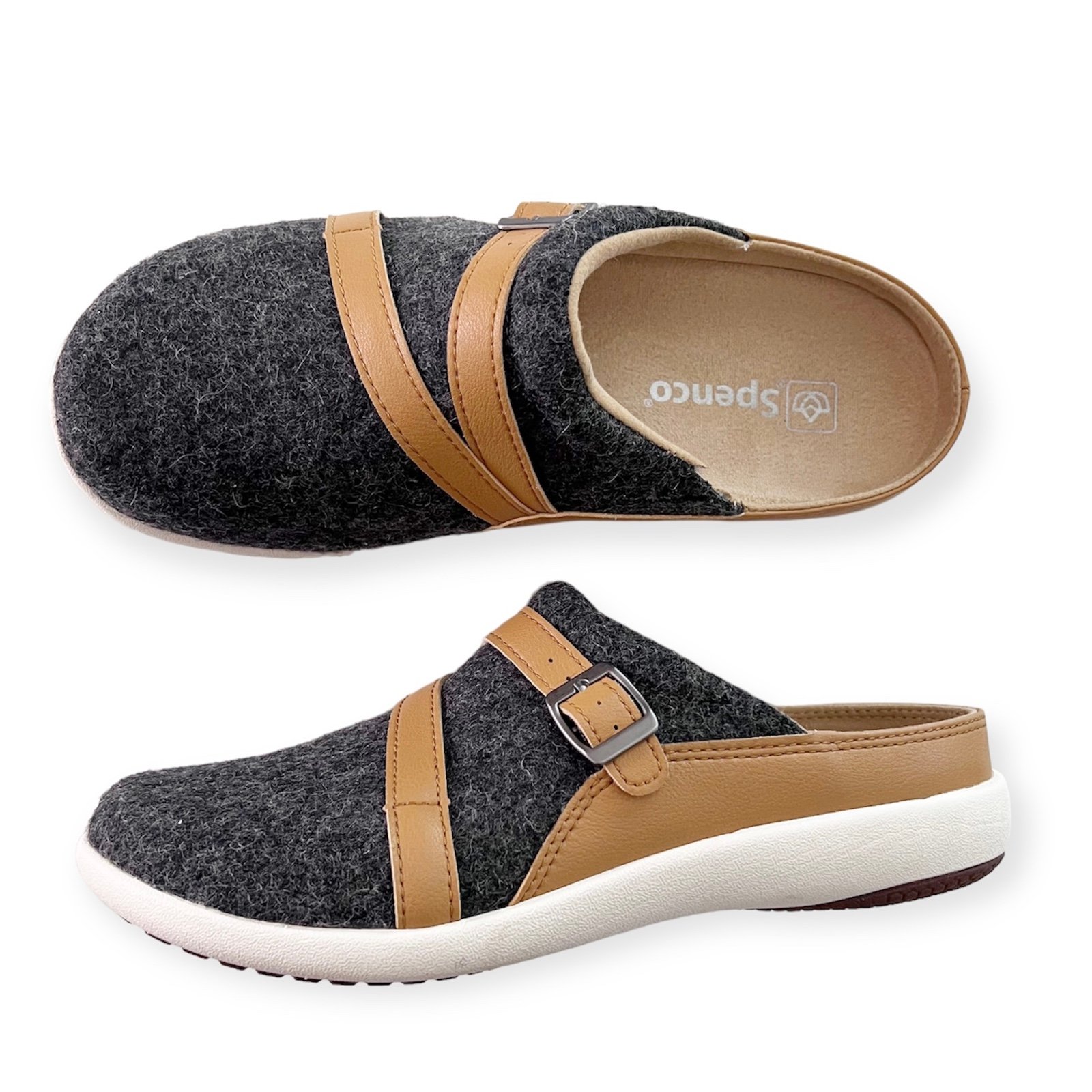 Spenco wool mule shoes