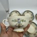 Lenox Blue Tree Flat Cups & Saucers