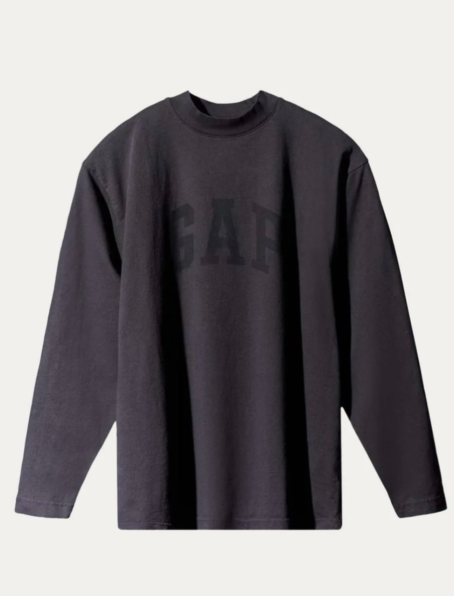 Yeezy Gap Dove Black Long Sleeve Tee