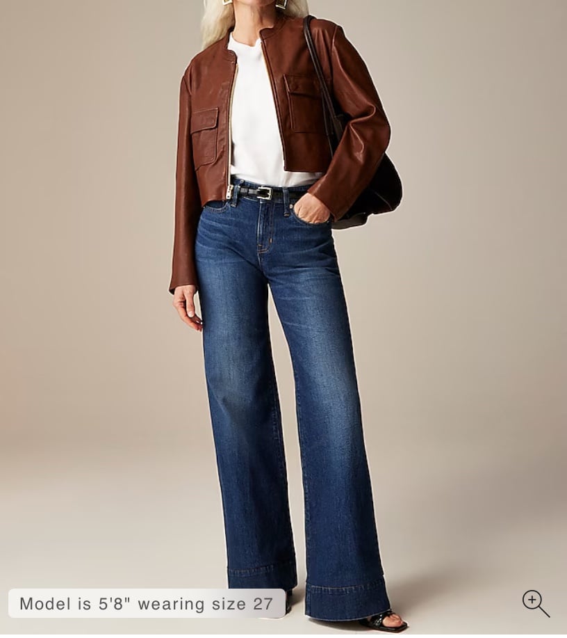 J. Crew 1996 Low-Rise Demin Trousers