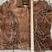 Vintage Leather Wear Echtes Leder Women's Jacket Brown Large