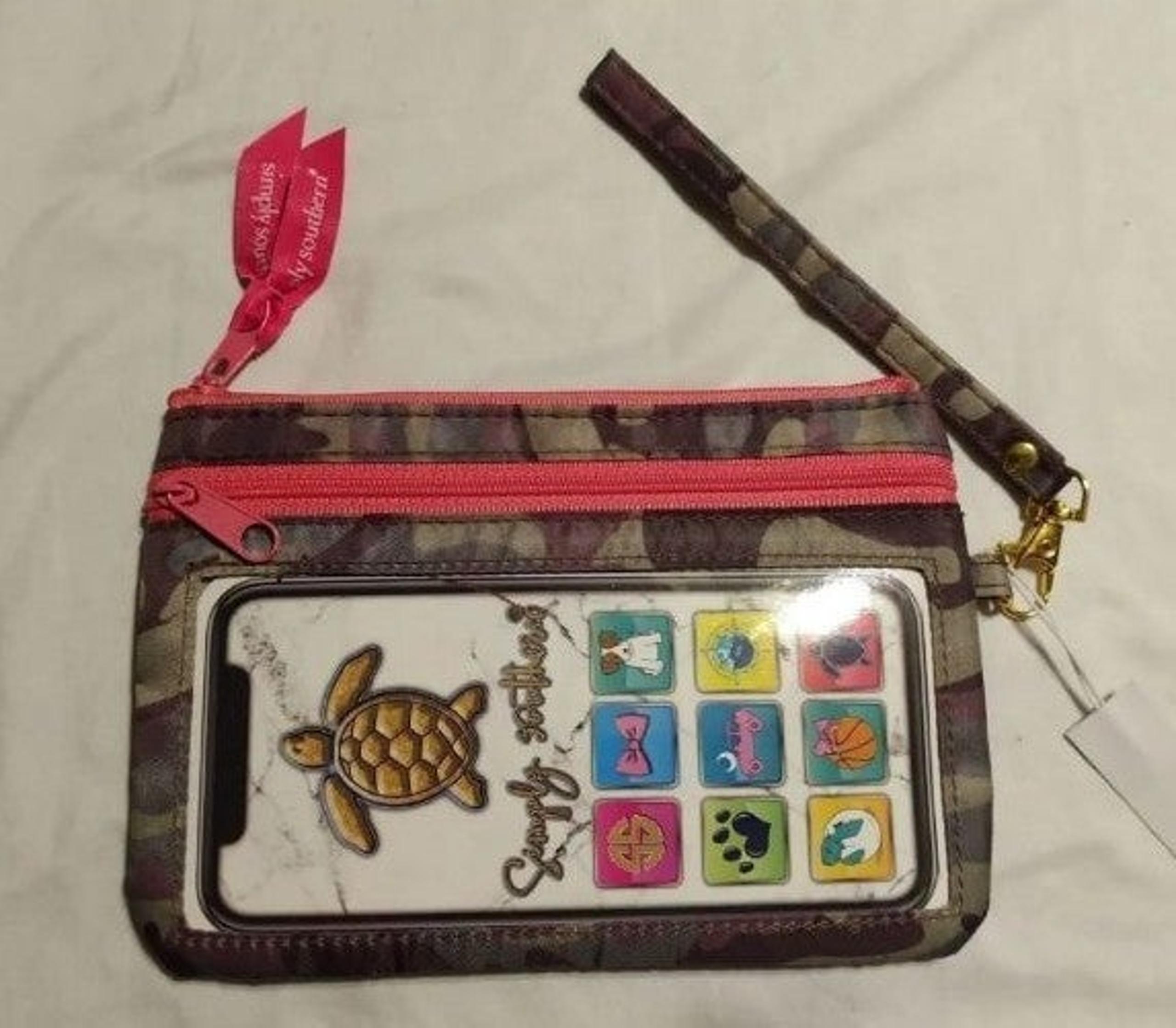 Simply southern camo wristlet