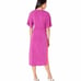 Trina Turk Women's Twist Front Vivid Viola Midi Dress Size L Pink Orange NWT