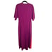 Trina Turk Women's Twist Front Vivid Viola Midi Dress Size L Pink Orange NWT
