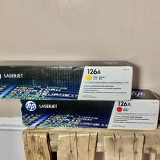 HP Laserjet 126A Yellow & Magenta Printer Cartridges (2) New