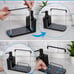 Hand and Dish Soap Dispenser Set with Tray Black
