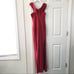 Likely Red Scarlet Off Shoulder Darrah Thigh High Double Slit Long Gown 0