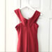 Likely Red Scarlet Off Shoulder Darrah Thigh High Double Slit Long Gown 0