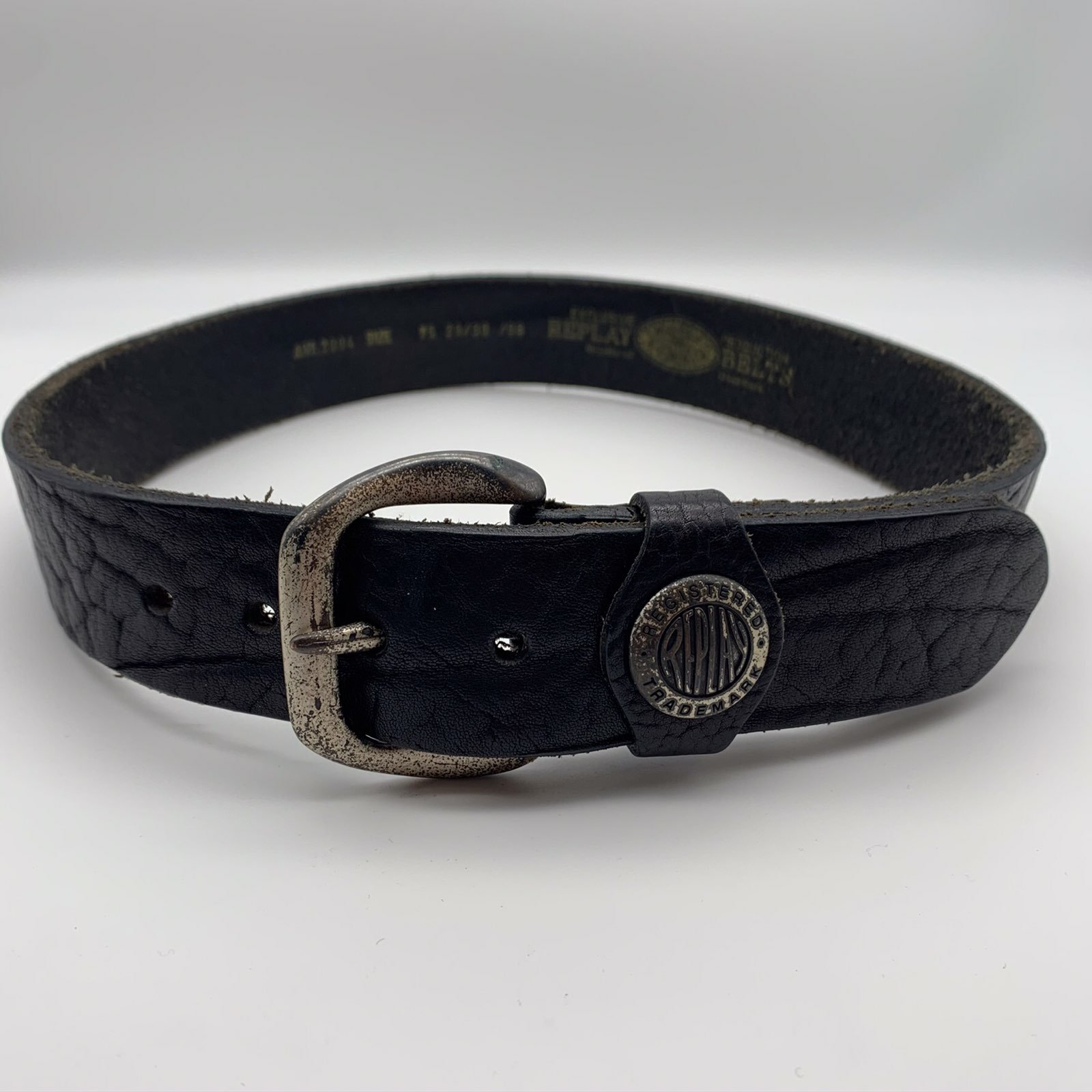 Exclusive Italian Replay Leather Belt