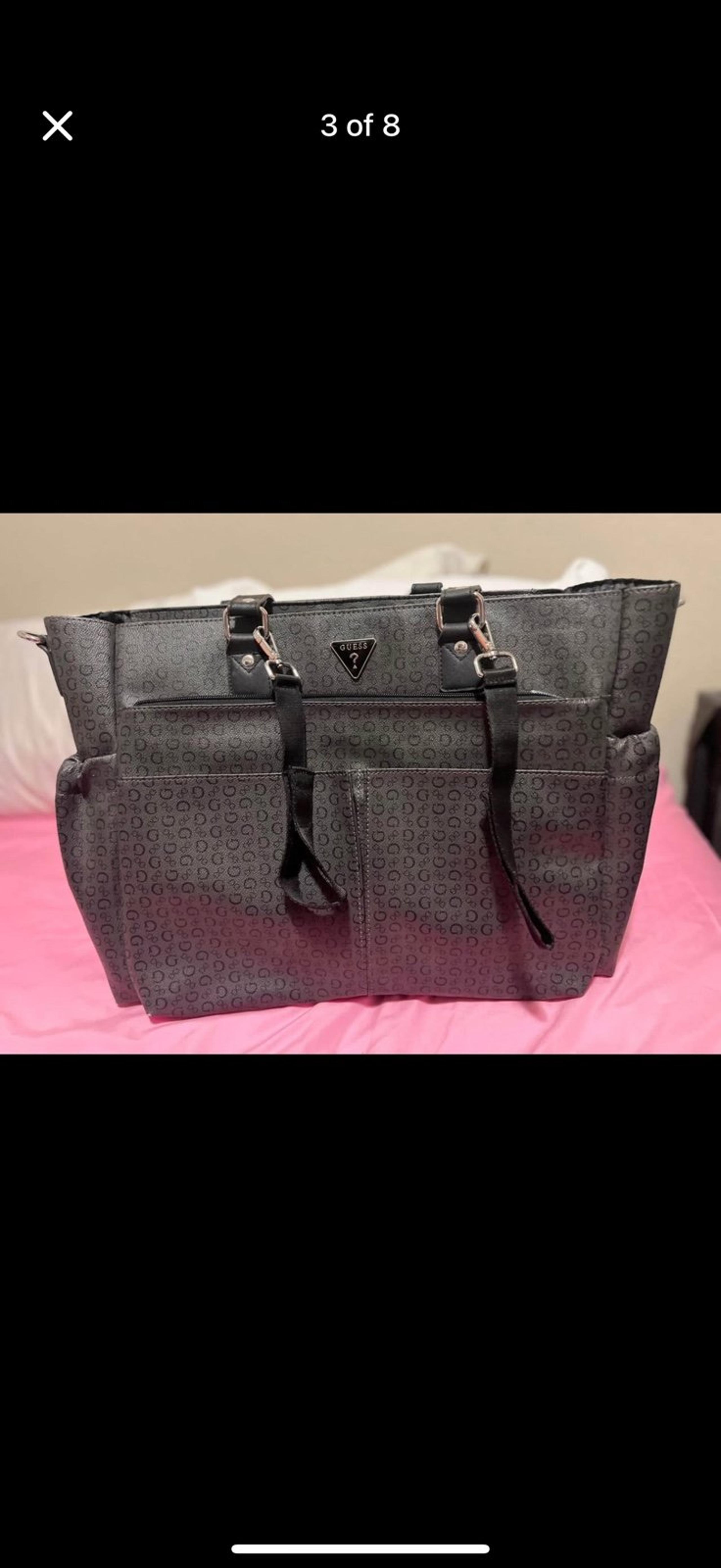 Guess tote diaper bag