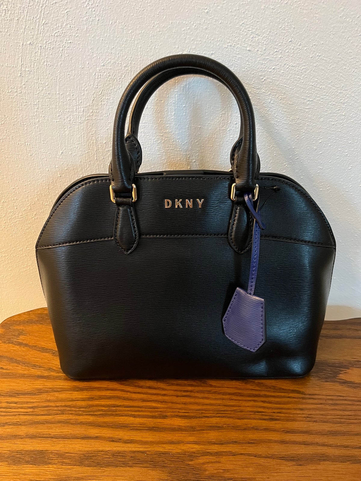 DKNY Bobi Black Leather Satchel