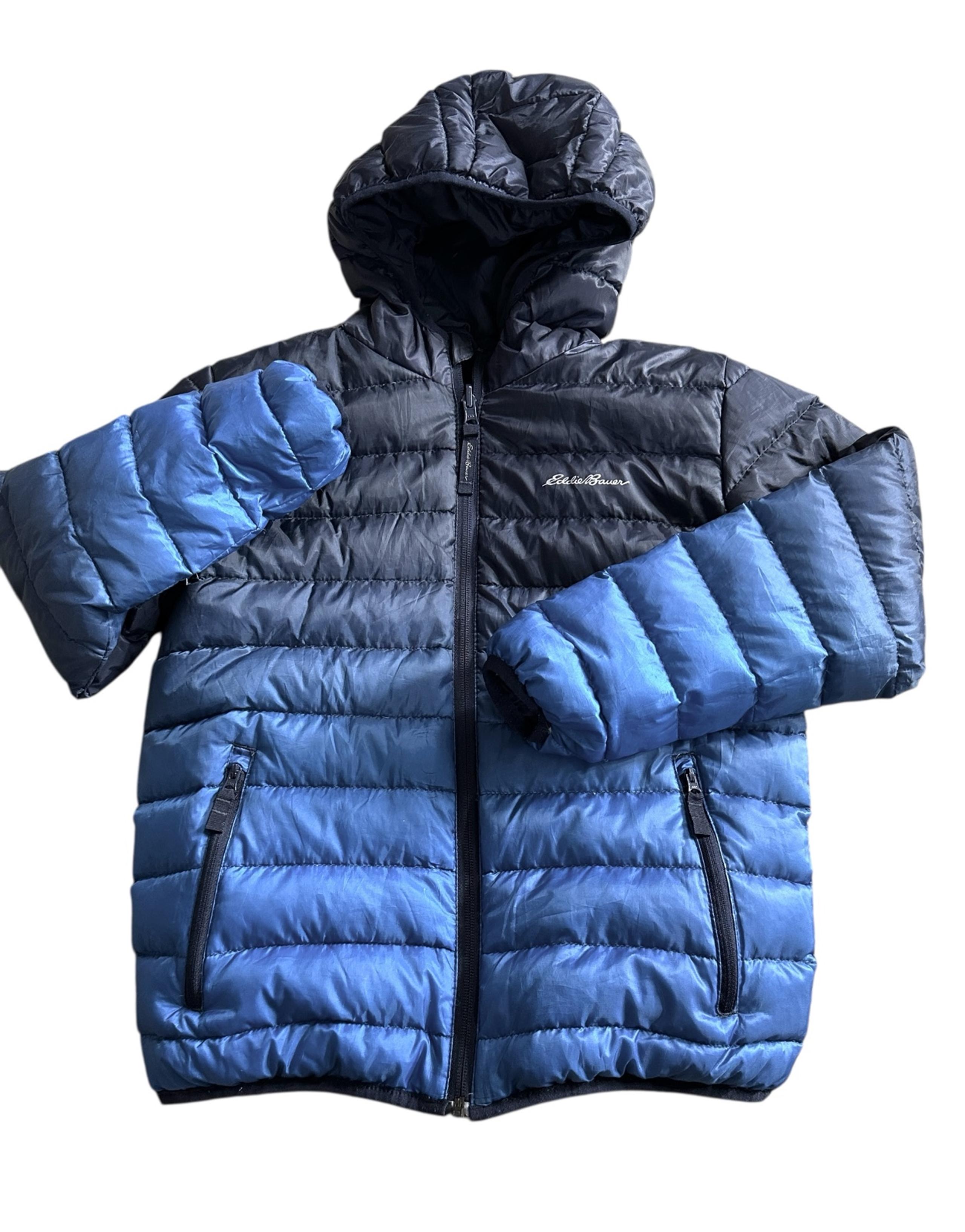 Eddie Bauer Reversible Ombre Down Fill Coat Youth Boy Medium 10/12