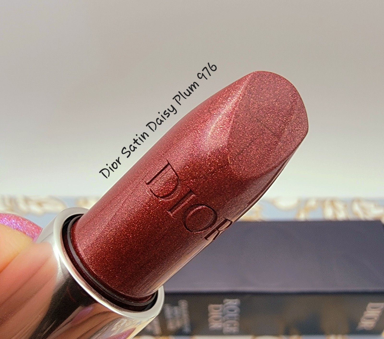 Dior satin daisy plum 976