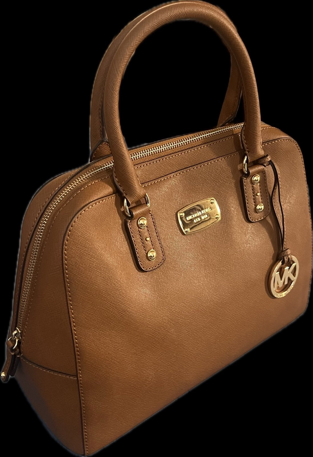 MICHAEL KORS Camel Leather Handbag