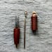 Handmade Rotating Ballpoint Pen, Snakewood Pendant, Luxury, Ultra Rare
