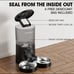 (GeooRood) Smart Dual-Bowl Pet Feeder | Stainless Steel Timed & Portion Control