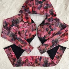 NEW! (NWOT) ♥️*RARE Lululemon SCUBA HOODIE (SUN DAZED MULTI PINK/SUPER DARK)8/10