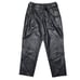 BCBGMAXAZRIA Pleated Faux Leather Pants Size M