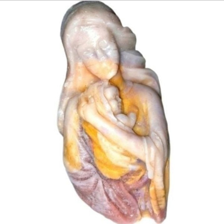 Hand crafted limited edition Our lady candle