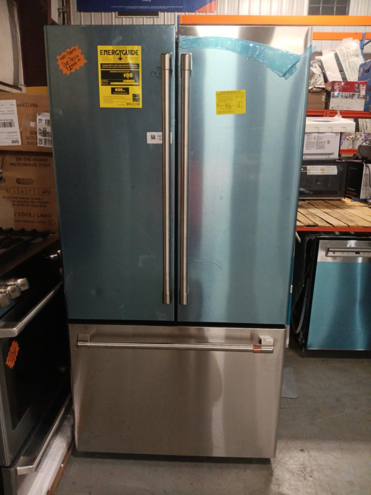 GE CAFE FRENCH DOOR FRIDGE