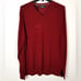 Rodd & Gunn Sweater Men's Merino Wool Wine Red Springston V-neck Knit XL NEW