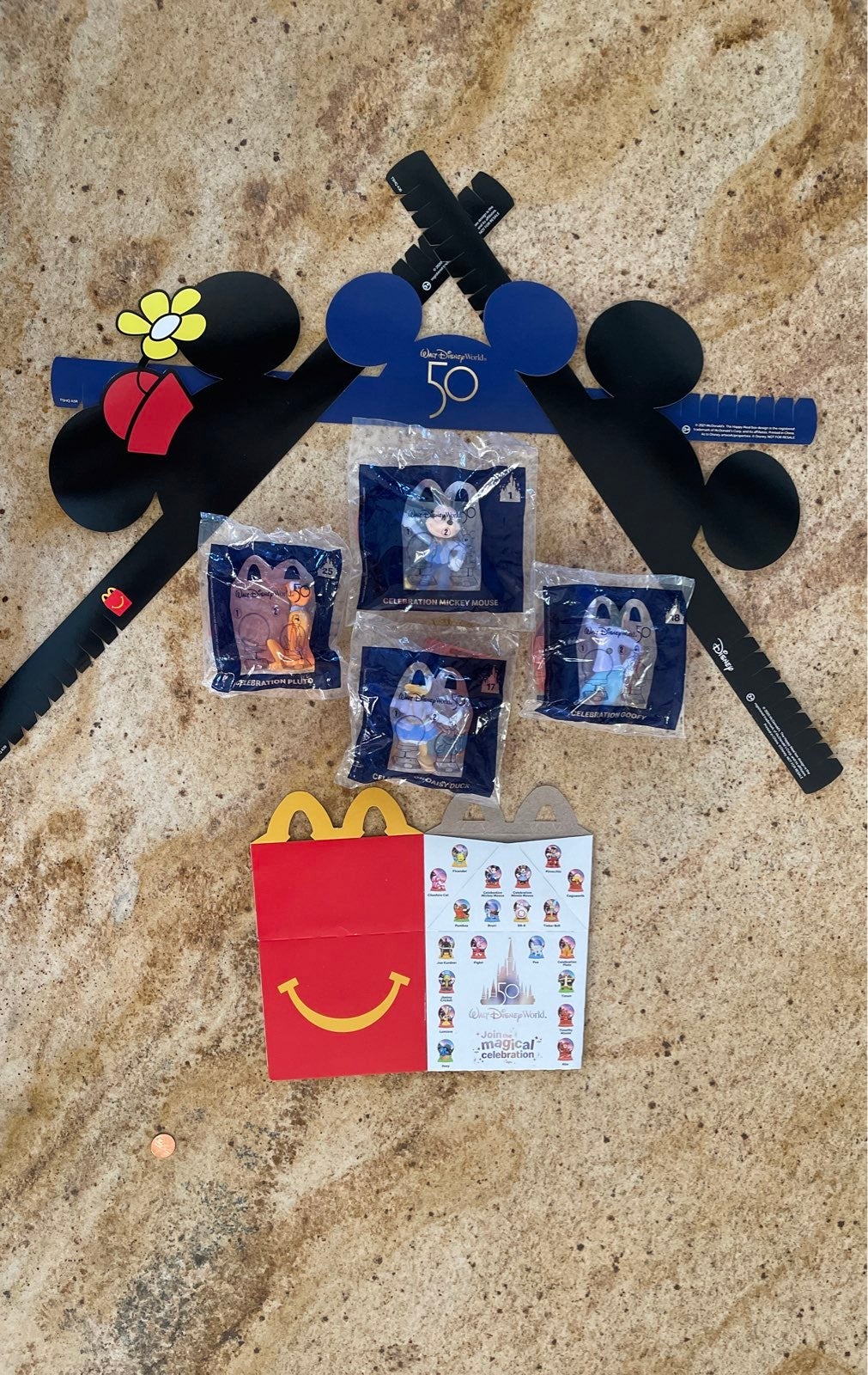 McDonald's happy meal 50th anniversary Walt Disney World bundle