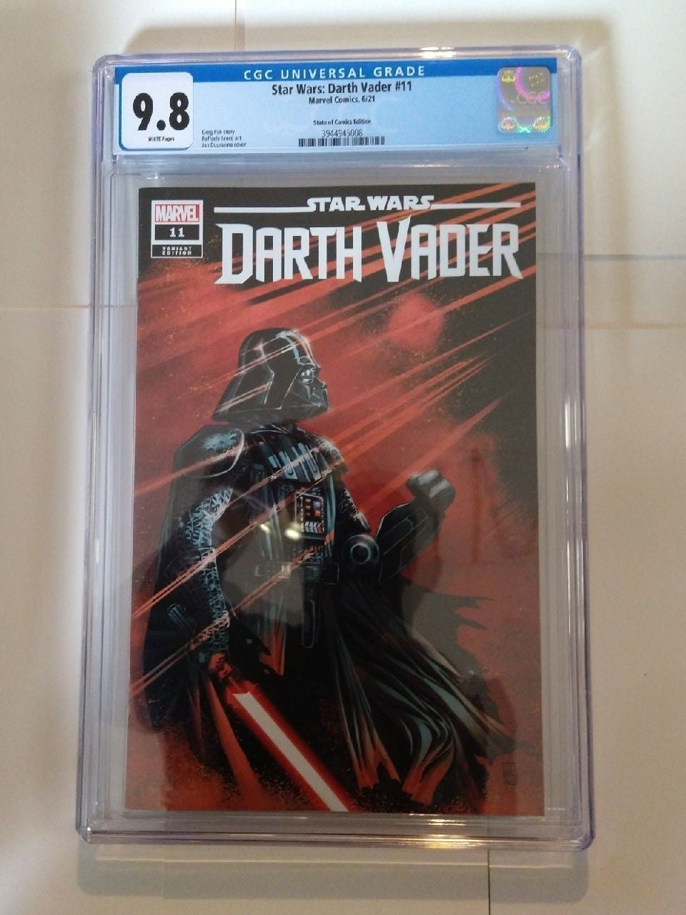 Cgc 9.8 Star wars Darth Vader #11 Only 3000