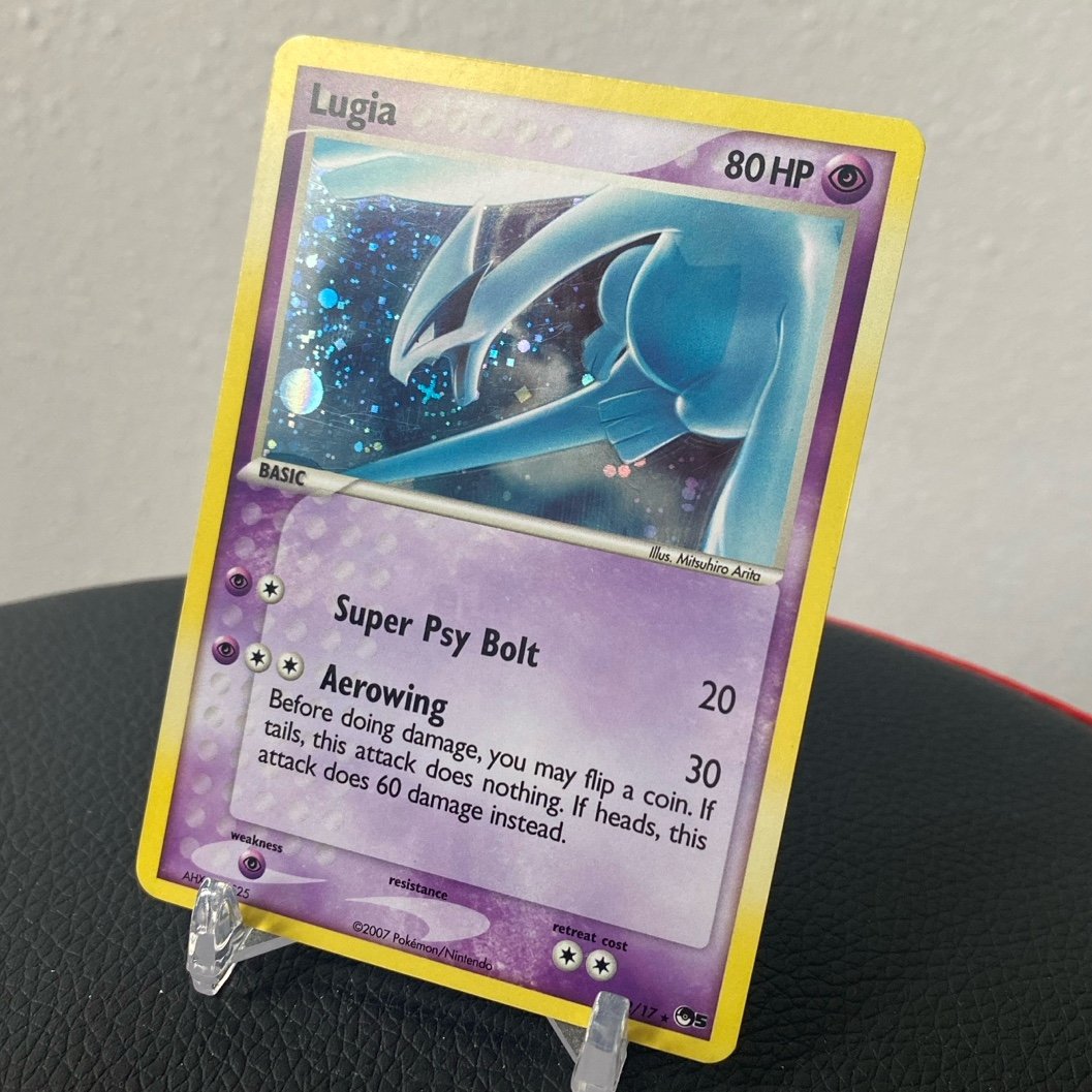Lugia 2/17 Holo Bleed SWIRL Error Pop Series 5 Pokemon