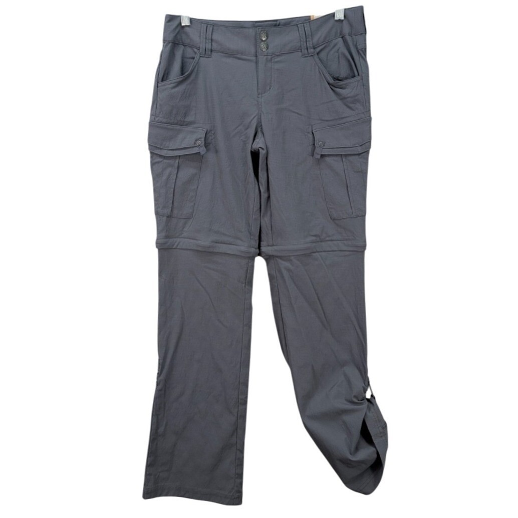 Prana Women's Convertible Rollup Pants Ripstop Mid Rise Relaxed Fit Size 2 NWT