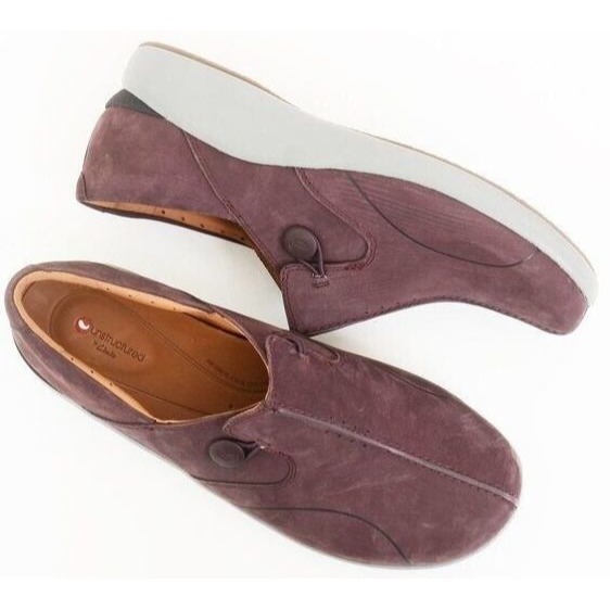 Clarks Unstructured Un.Loop 2 Walk Leather Clog Loafer Women's Size 11