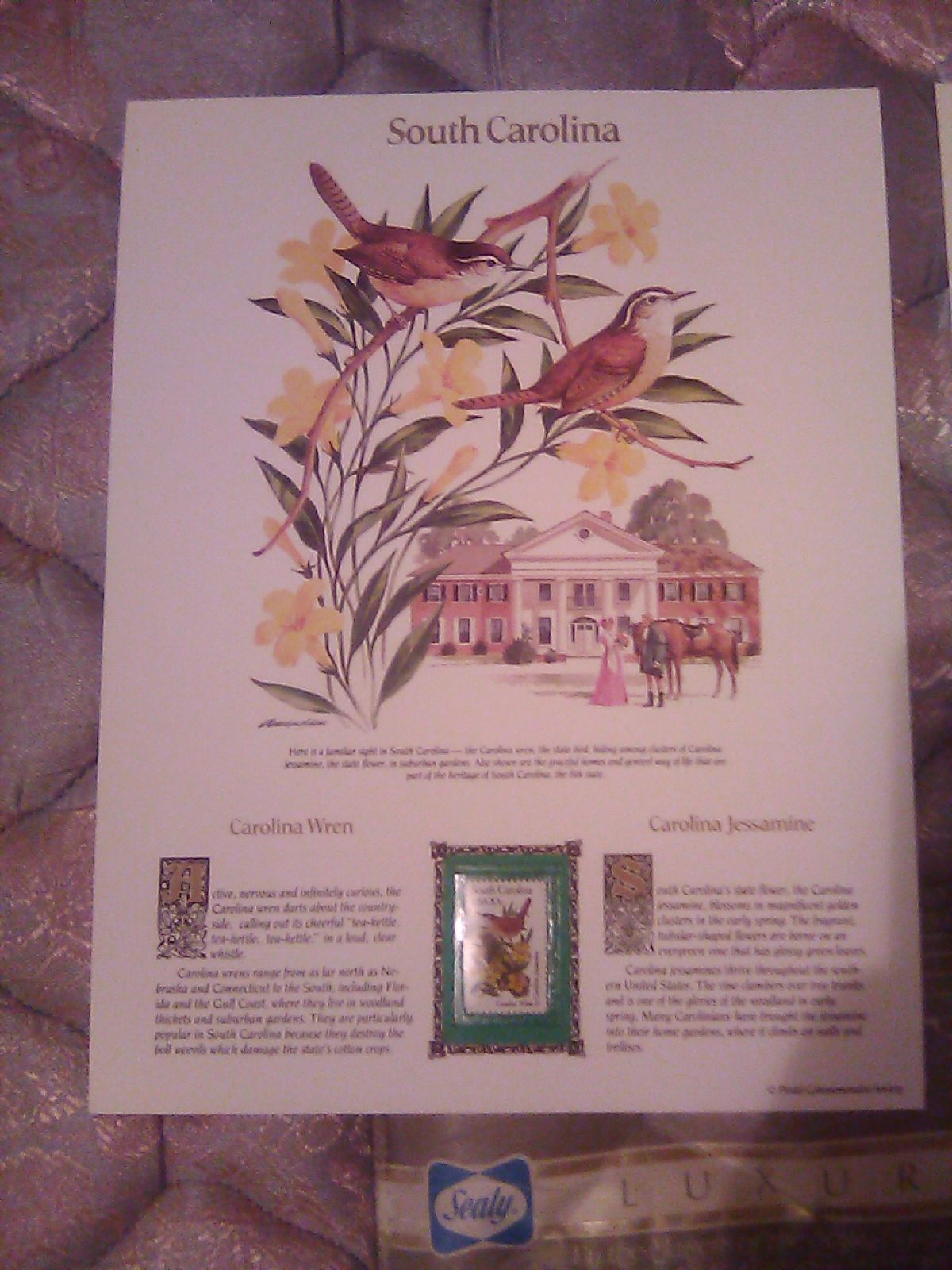 Postal commerative society stamps