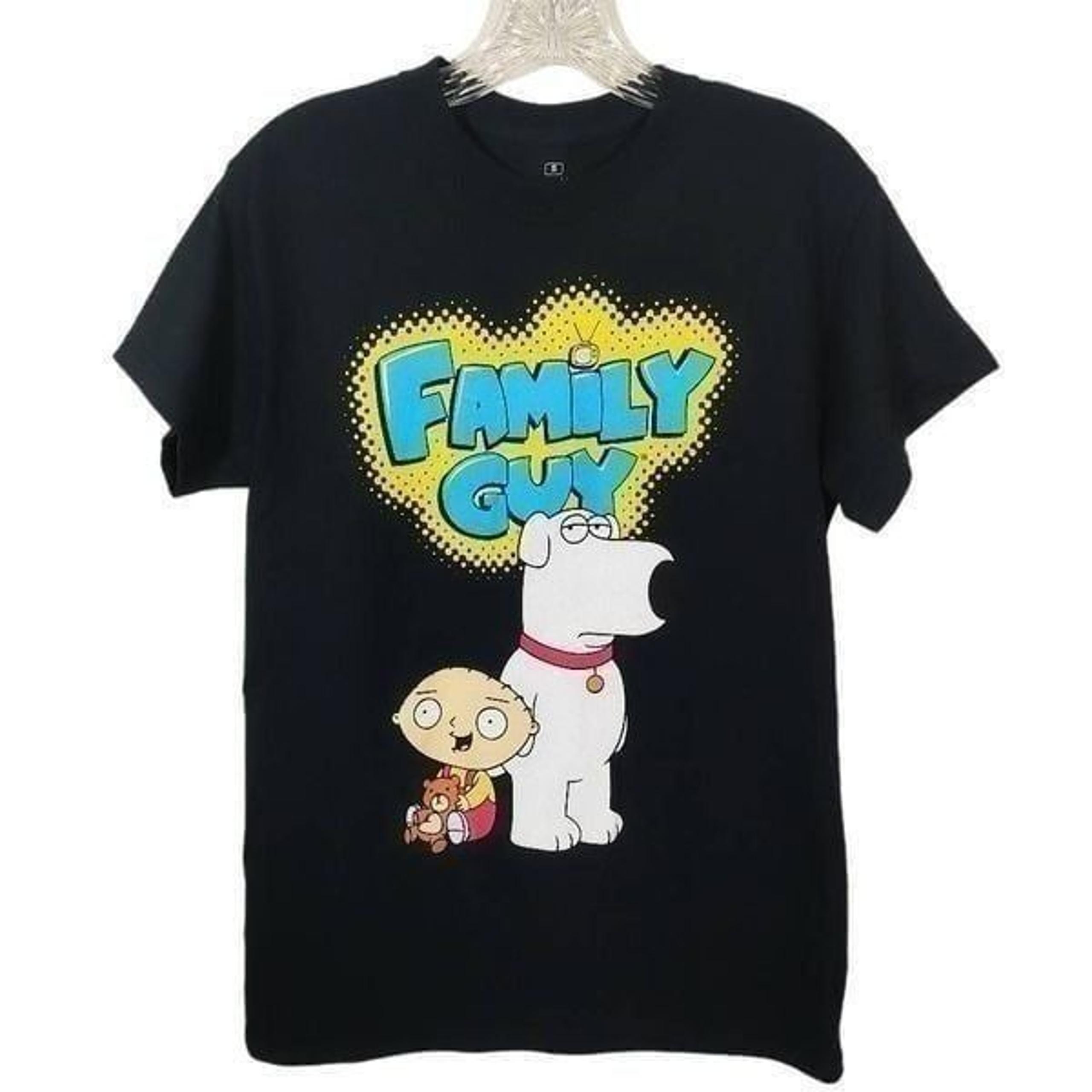 Family Guy Mens Black Short Sleeve T-Shirt -I