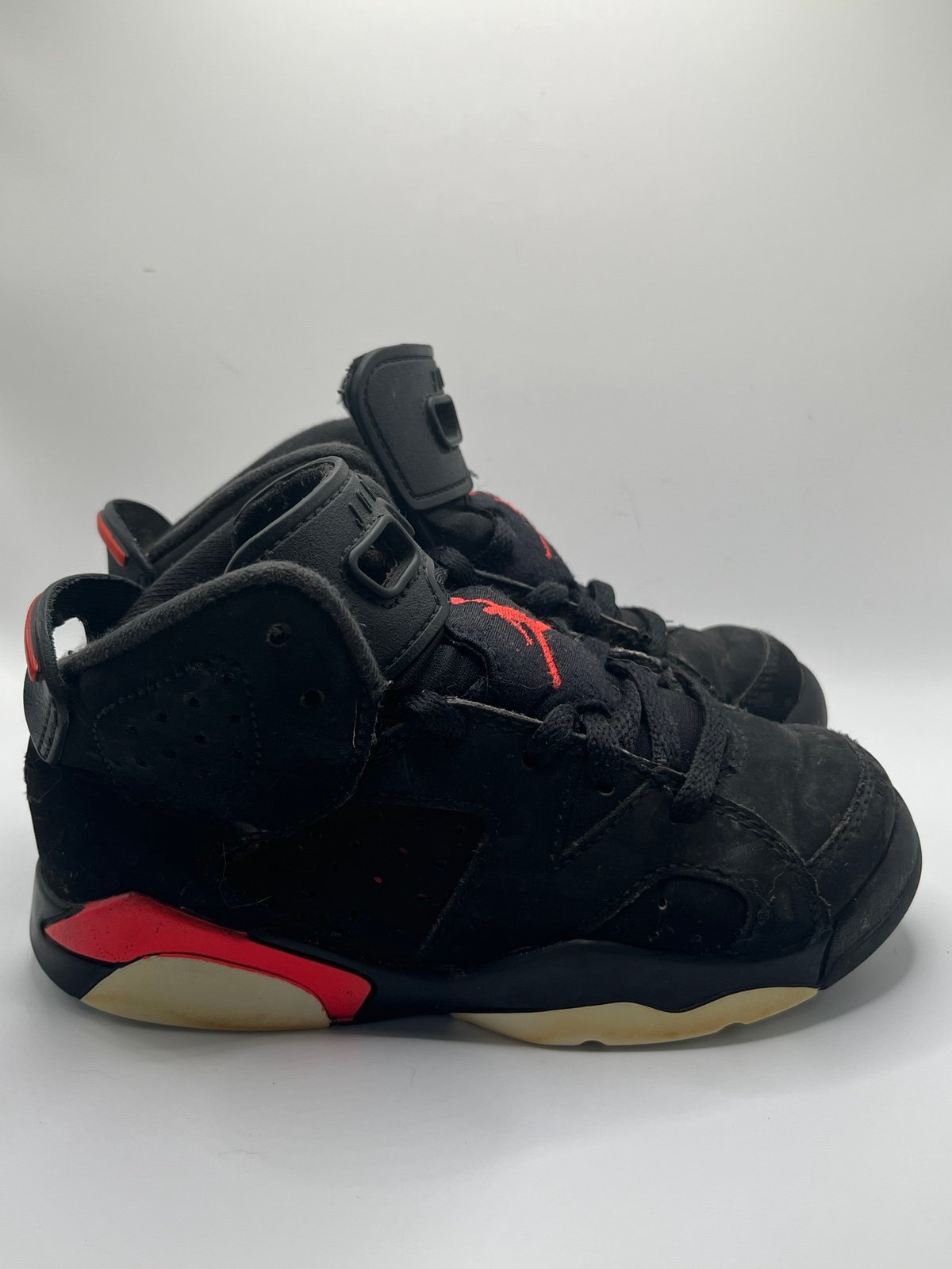 Nike Air Jordan 6 Retro PS Infrared Athletic Shoes Size 11C 384666-060