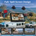 6CH AI WiFi GPS Sentry Mode RV Backup Camera System 10.1 Touch Screen Monitor w