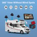 6CH AI WiFi GPS Sentry Mode RV Backup Camera System 10.1 Touch Screen Monitor w