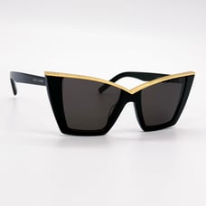 SAINT LAURENT SL570 Gold Black Women SL570 Sunglasses SAINT LAURENT