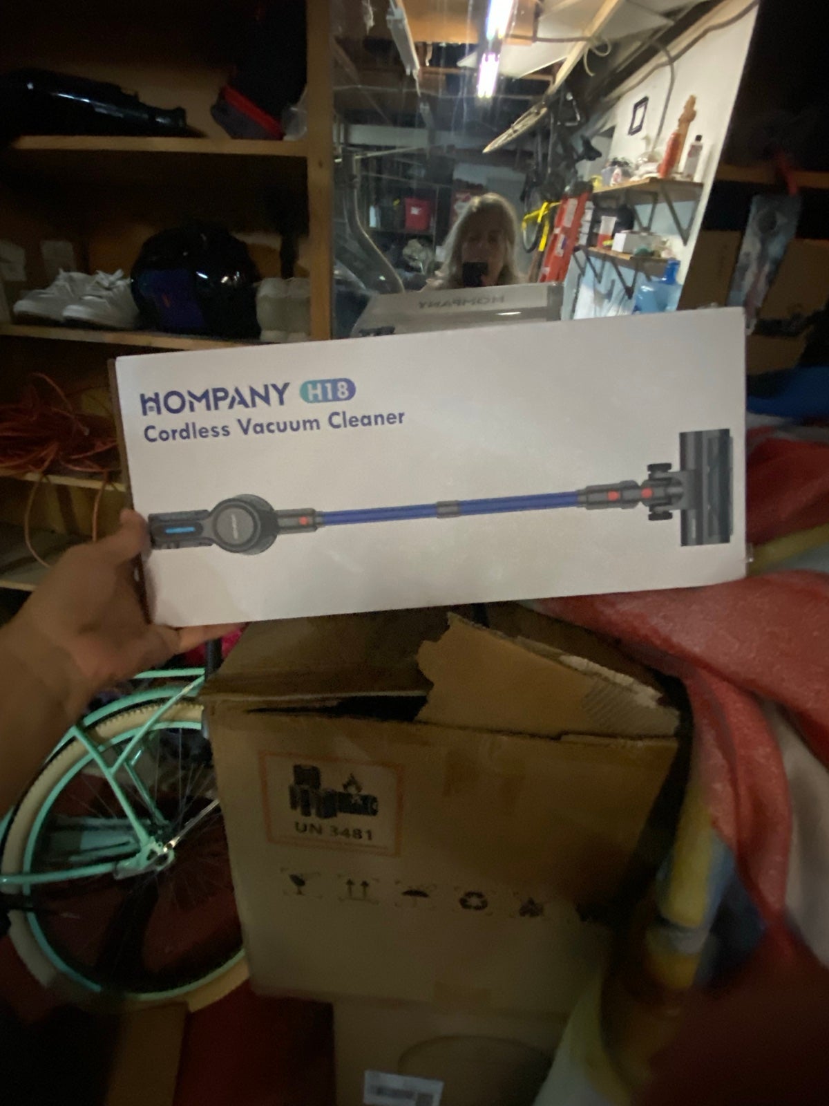 Hompany cordless vacuum cleaner