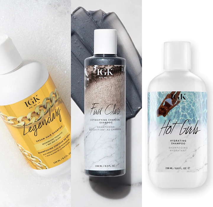 87 IGK shampoo trio