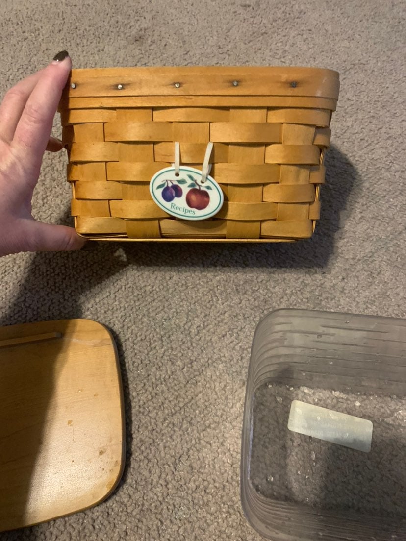 Longaberger Recipie basket